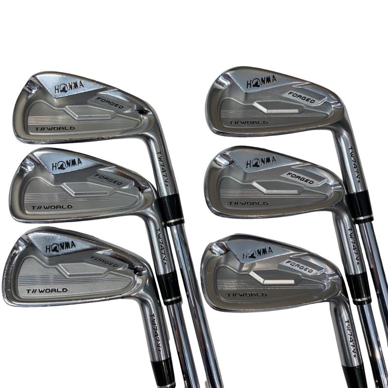 【中古】 本間ゴルフ TOUR WORLD TW747Vx 6S アイアンセット IR NS PRO MODUS3 FOR T//WORLD (フレックスS) メンズ 男性用 右利き 右用 Cランク ゴルフクラブ｜ゴルフパートナー 中古クラブ店