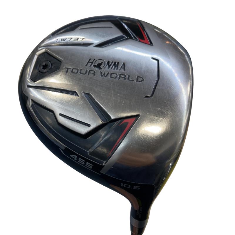 【中古】 本間ゴルフ TOUR WORLD TW737 455 10.5° ドライバー DR VIZARD EX-C65 (フレックスS) メンズ 男性用 右利き 右用 Cランク ゴルフクラブ