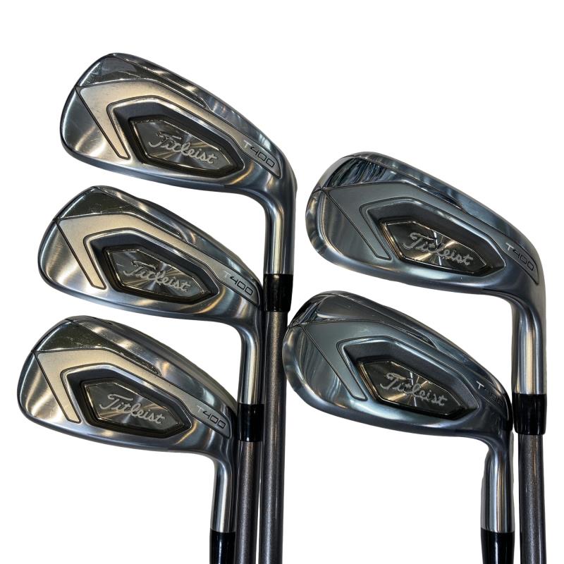 【中古】 タイトリスト Titleist T400 5S(#7-PW、W43) アイアン仕掛ける IR Titleist TENSEI BLUE 50 (フレックス余分の物) メンズ 成人男性用 右利き 右用 C価値づける ゴルフ野球クラブ