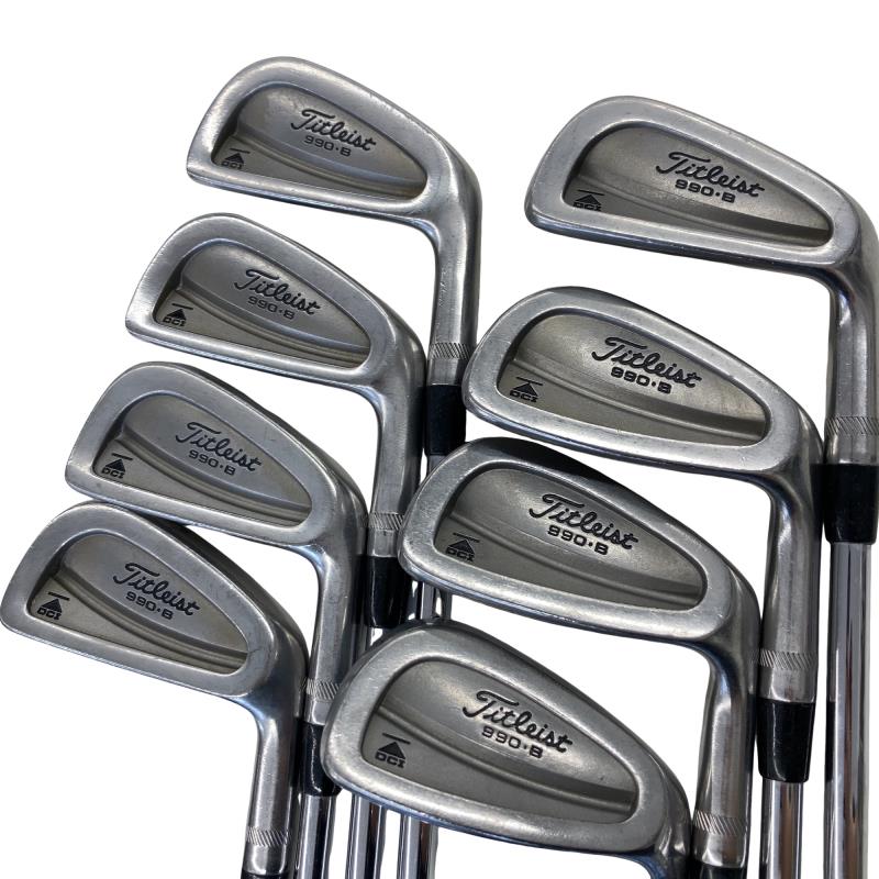 【中古】 タイトリスト DCI 990・B  8S アイアン書き割り IR Dynamic Gold (フレックスS) メンズ 成人男性用 右利き 右用 C序列付ける ゴルフ野球クラブ