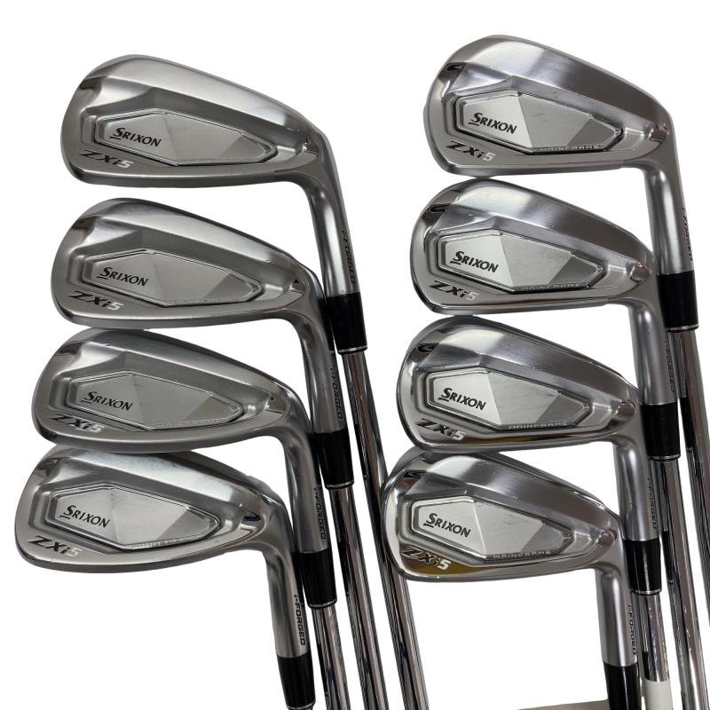 【中古】 ダンロップ SRIXON ZXi5 8S アイアンセット IR NS PRO MODUS3 TOUR105 (フレックスS) メンズ 男性用 右利き 右用 Cランク ゴルフクラブ