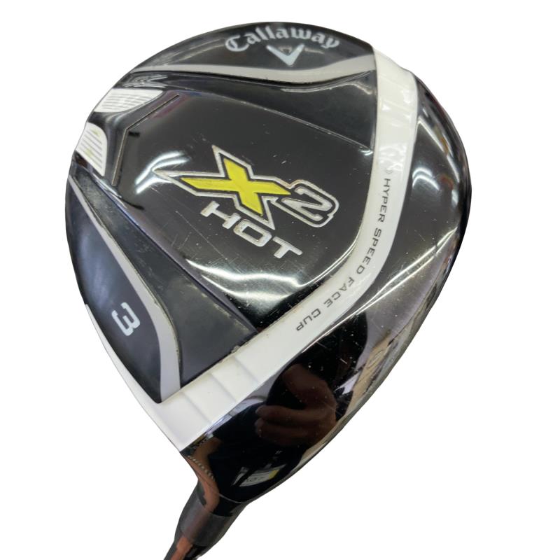【中古】 キャロウェイ X2 HOT  3W フェアウェイウッド FW X2 HOT(公明正大通い路) (フレックスS) メンズ 成人男性用 右利き 右用 C価値づける ゴルフ野球クラブ