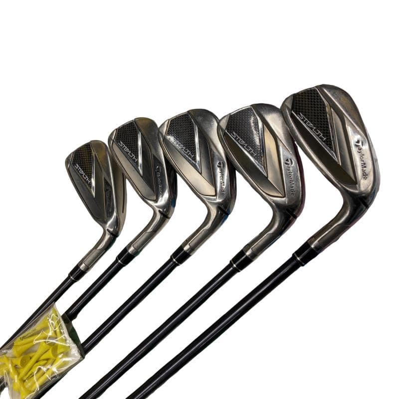 【中古】 テーラーメイド STEALTH 5S アイアンセット IR TENSEI RED TM60(STEALTH IR) (フレックスR) メンズ 男性用 右利き 右用 Cランク ゴルフクラブ