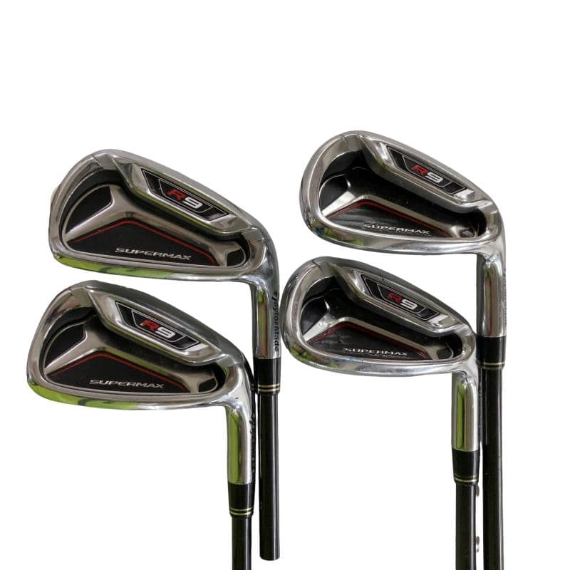 【中古】 テーラーメイド R9 SUPER MAX 6S アイアンセット IR Motore SUPERMAX 55 (フレックスR) メンズ 男性用 右利き 右用 Dランク ゴルフクラブ