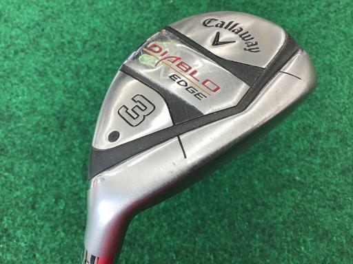 【中古】 キャロウェイ DIABLO EDGE(Black) 3H ユーティリティ UT 純正特注シャフト (フレックスS) メンズ 男性用 右利き 右用 Cランク ゴルフクラブ