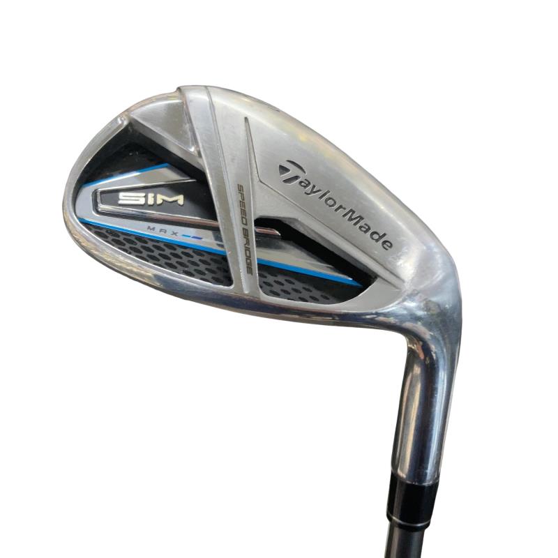 【中古】 テーラーメイド SIM MAX SW ウェッジ WG TENSEI BLUE TM60(IR) (フレックスR) メンズ 男性用 右利き 右用 Cランク ゴルフクラブ