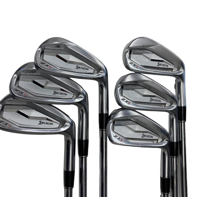 【中古】 ダンロップ SRIXON ZX5 6S アイアンセット IR NS PRO 950GH D.S.T (フレックスR) メンズ 男性用 右利き 右用 Cランク ゴルフクラブ