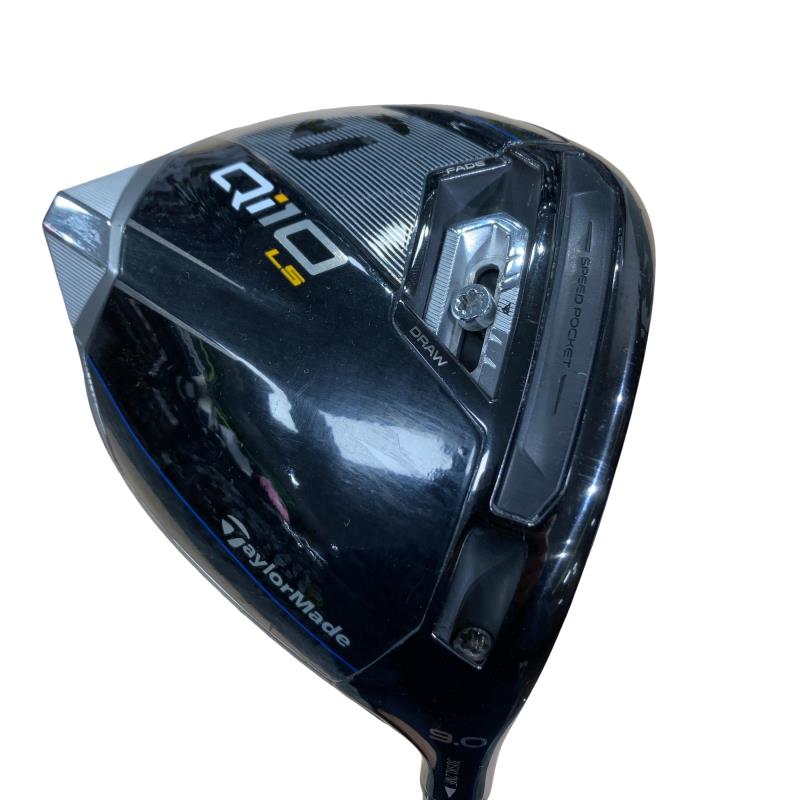 【中古】 テーラーメイド Qi10 LS 9° ドライバー DR 純正特注シャフト (フレックスS) メンズ 男性用 右利き 右用 Cランク ゴルフクラブ