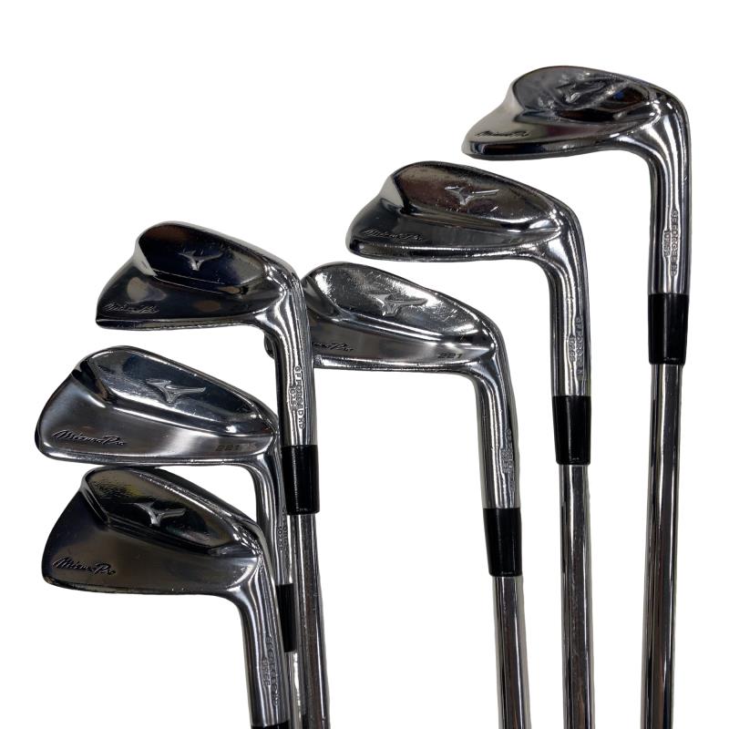 【中古】 ミズノ Mizuno Pro 221 6S アイアンセット IR リシャフト (フレックスその他) メンズ 男性用 右利き 右用 Cランク ゴルフクラブ
