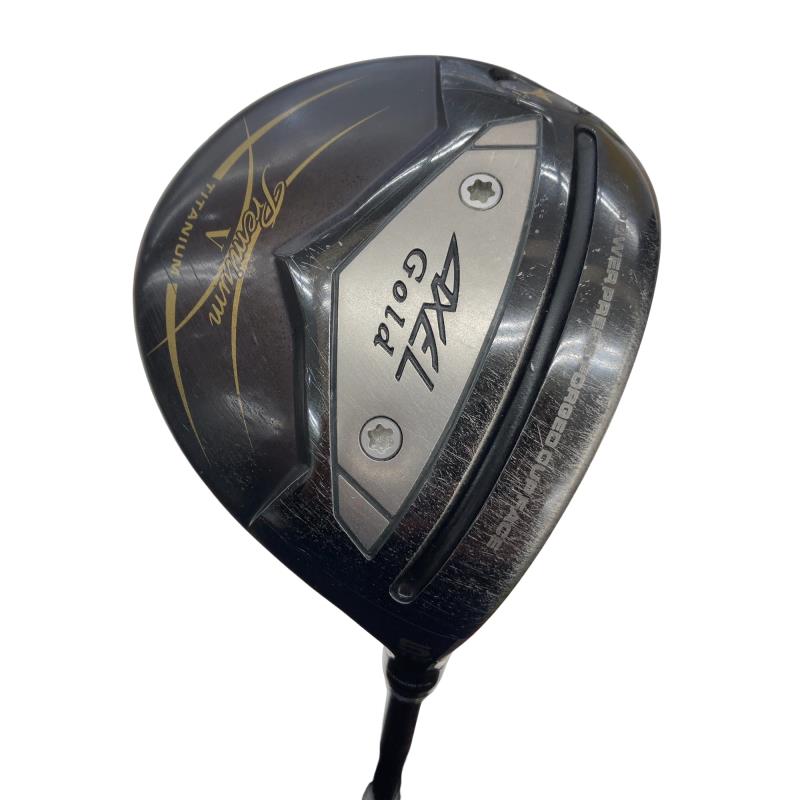 【中古】 つるや AXEL Gold Premium V 5W フェアウェイウッド FW AXEL Gold Premium V(公明正大通い路) (フレックスR) メンズ 成人男性用 右利き 右用 C位置づける ゴルフ野球クラブ