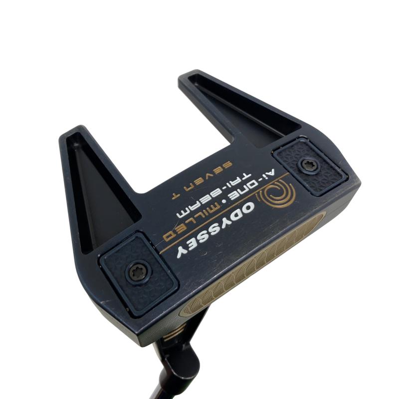 【中古】 オデッセイ Ai-ONE・MILLED TRI-BEAM SEVEN T 34in パター PT STROKE LAB 90 スチール写真 (フレックス余分の物) メンズ 成人男性用 右利き 右用 C序列付ける ゴルフ野球クラブ
