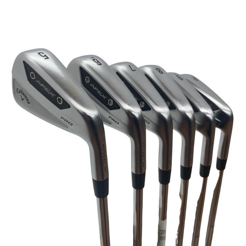 【中古】 キャロウェイ APEX PRO(2024) 6S アイアンセット IR Dynamic Gold MID 115 (フレックスS) メンズ 男性用 右利き 右用 Cランク ゴルフクラブ｜ゴルフパートナー 中古クラブ店