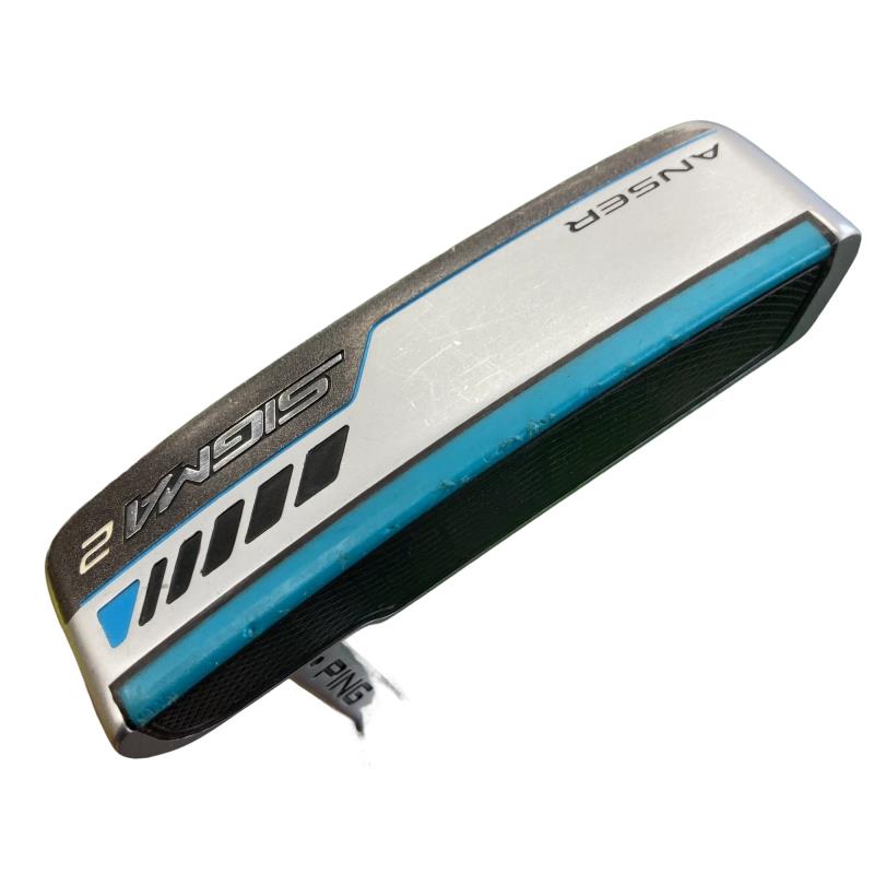【中古】 ピン SIGMA 2 ANSER プラチナム 34in(PP58) パター PT スチール写真 (フレックス余分の物) メンズ 成人男性用 右利き 右用 C価値づける ゴルフ野球クラブ