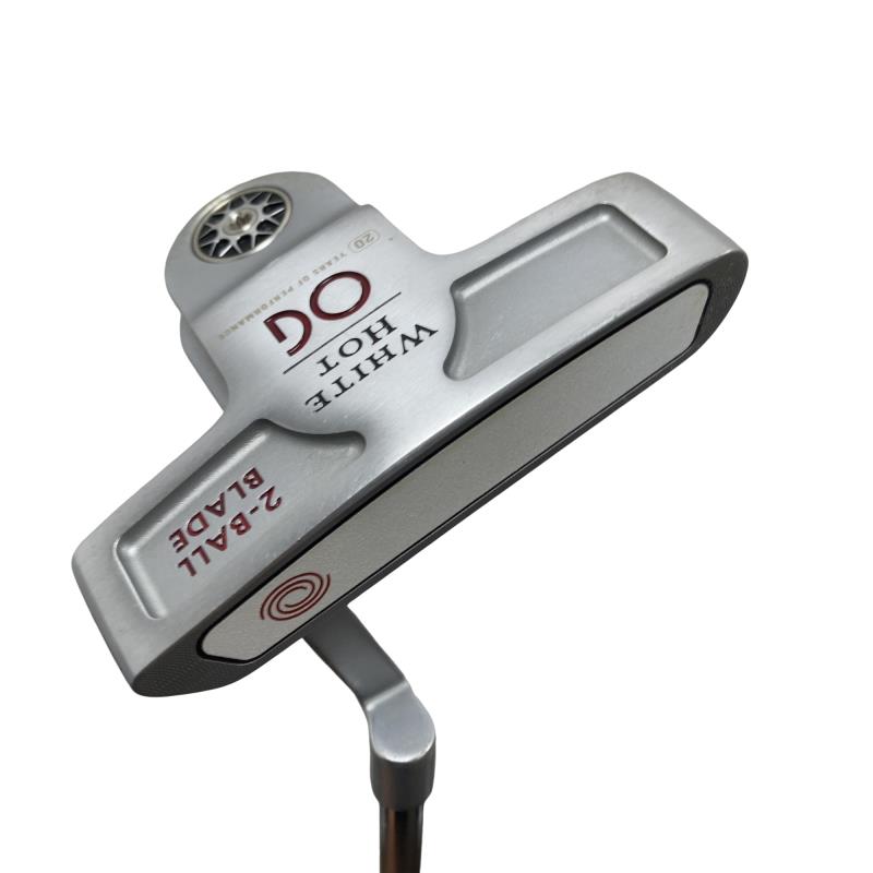 【中古】 オデッセイ WHITE HOT OG 2-BALL BLADE TOUR LINED 33in パター PT STROKE LAB (フレックス余分の物) メンズ 成人男性用 右利き 右用 C序列付ける ゴルフ野球クラブ