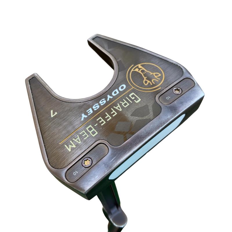 【中古】 オデッセイ GIRAFFE-BEAM #7 34in パター PT STROKE LAB 90 スチール写真 (フレックス余分の物) メンズ 成人男性用 右利き 右用 C位置づける ゴルフ野球クラブ