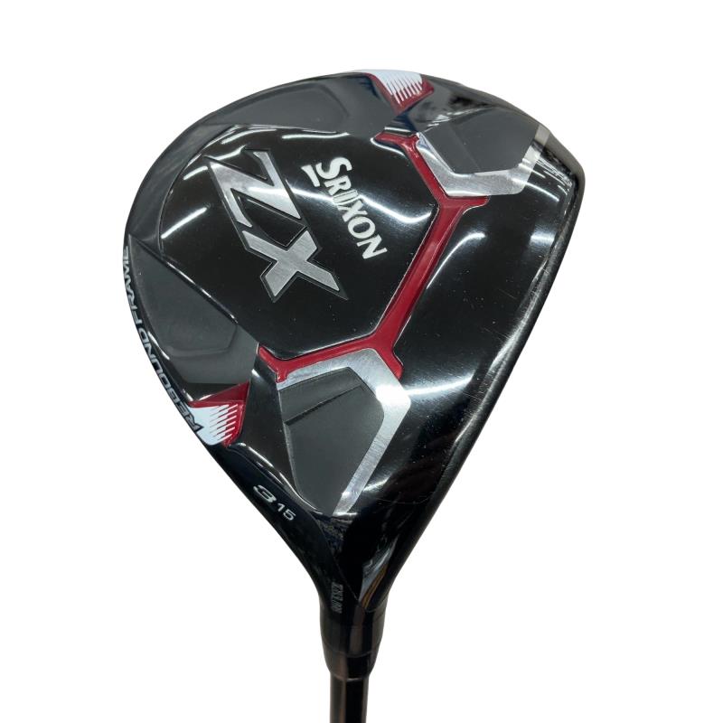 【中古】 ダンロップ SRIXON ZX F 3W フェアウェイウッド FW 純正特注シャフト (フレックスS) メンズ 男性用 右利き 右用 Cランク ゴルフクラブ