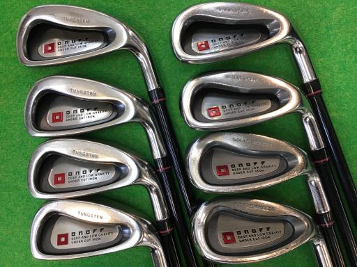 【中古】 ダイワ(グローブライド) ONOFF(2004)  8S アイアン仕掛ける IR SMOOTH KICK MP-504I (フレックスR) メンズ 成人男性用 右利き 右用 C序列付ける ゴルフ野球クラブ