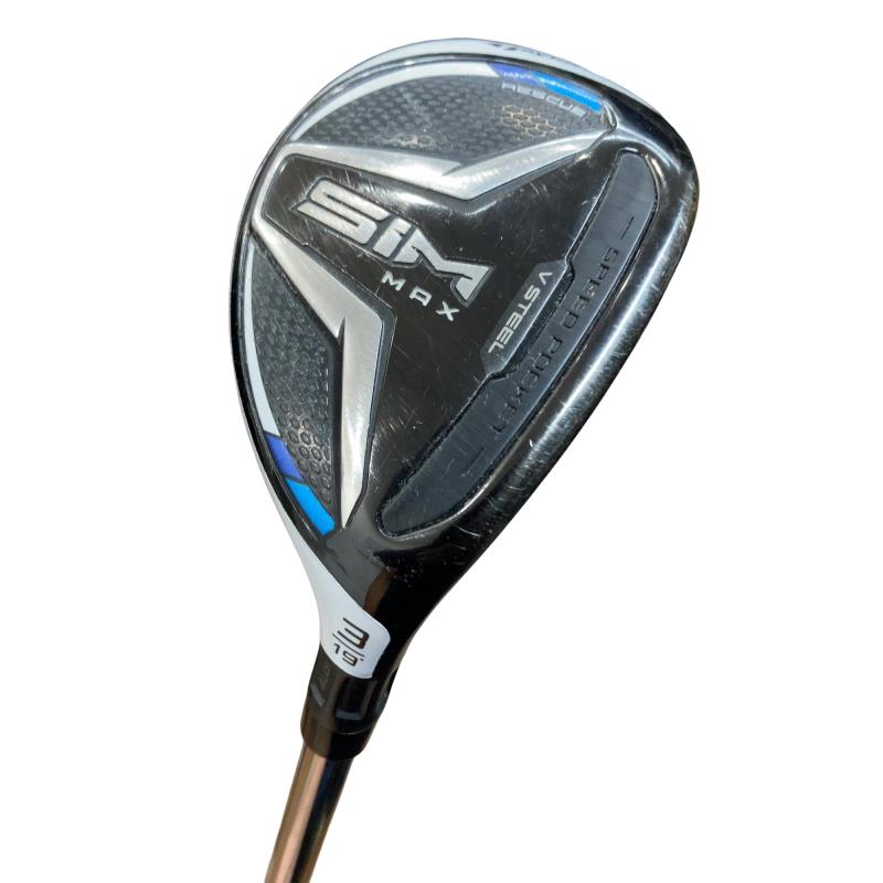 【中古】 仕立て屋お手伝いさん SIM MAX U3 ありがた味 UT KBS MAX85 JP (フレックスS) メンズ 成人男性用 右利き 右用 C価値づける ゴルフ野球クラブ