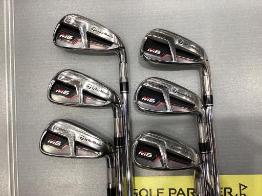 【中古】 テーラーメイド M6 6S アイアンセット IR RE-AX 85 STEEL (フレックスS) メンズ 男性用 右利き 右用 Cランク ゴルフクラブ