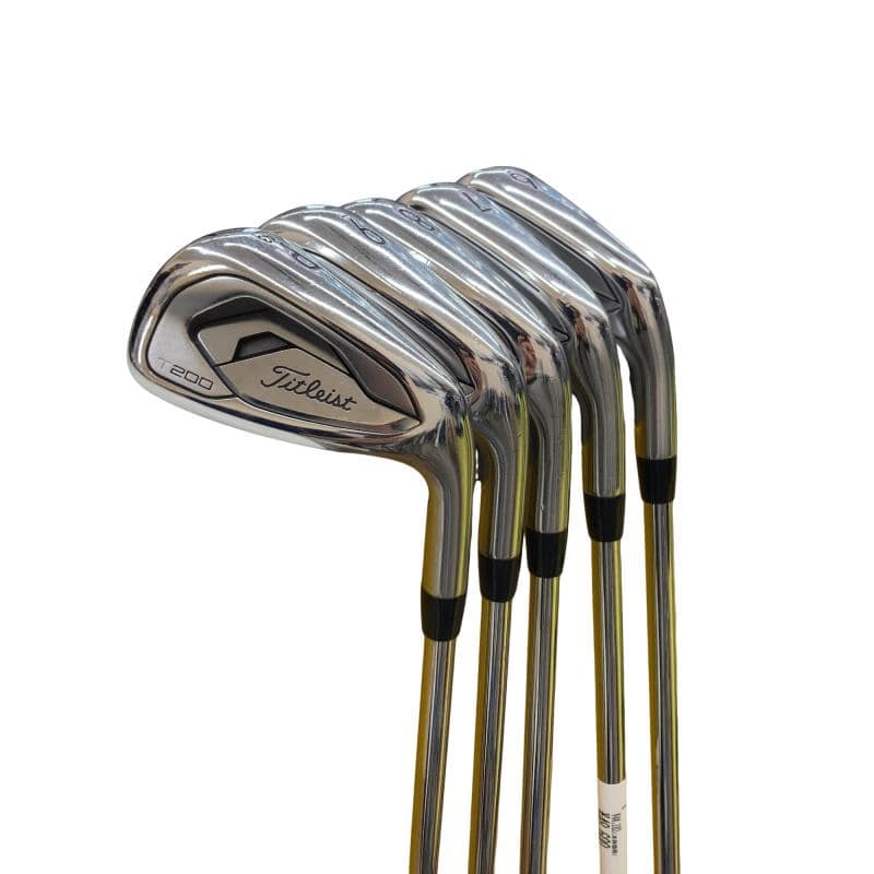 【中古】 タイトリスト Titleist T200 5S アイアンセット IR 純正特注シャフト (フレックスR) メンズ 男性用 右利き 右用 Cランク ゴルフクラブ