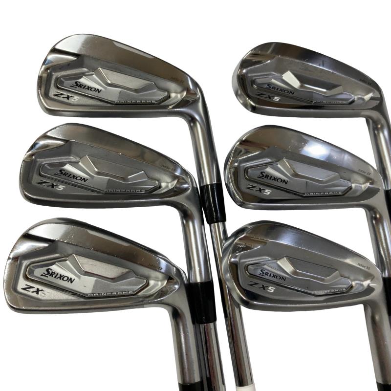 【中古】 ダンロップ SRIXON ZX5 Mk II 6S アイアン仕掛ける IR リシャフト (フレックス余分の物) メンズ 成人男性用 右利き 右用 C価値づける ゴルフ野球クラブ