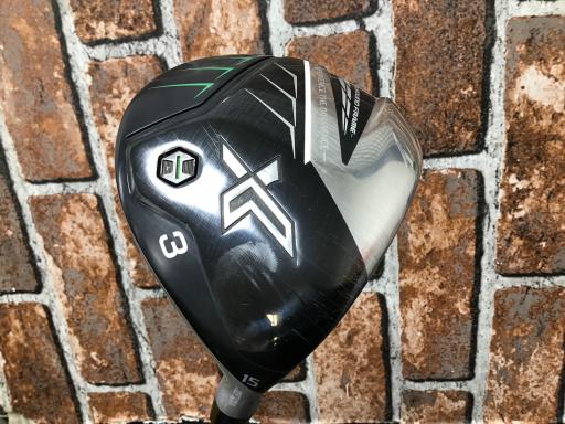 【中古】 ダンロップ XXIO(2022) eks 3W フェアウェイウッド FW Miyazaki AX-2(FW) (フレックスSR) メンズ 男性用 右利き 右用 Cランク ゴルフクラブ