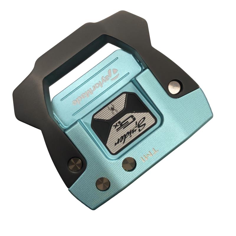 【中古】 仕立て屋お手伝いさん Spider GTx TRUSS ICE BLUE TM1 34in パター PT スチール写真 (フレックス余分の物) メンズ 成人男性用 右利き 右用 B価値づける ゴルフ野球クラブ