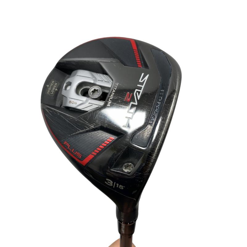 【中古】 テーラーメイド STEALTH2 PLUS 3W フェアウェイウッド FW リシャフト (フレックスその他) メンズ 男性用 右利き 右用 Cランク ゴルフクラブ