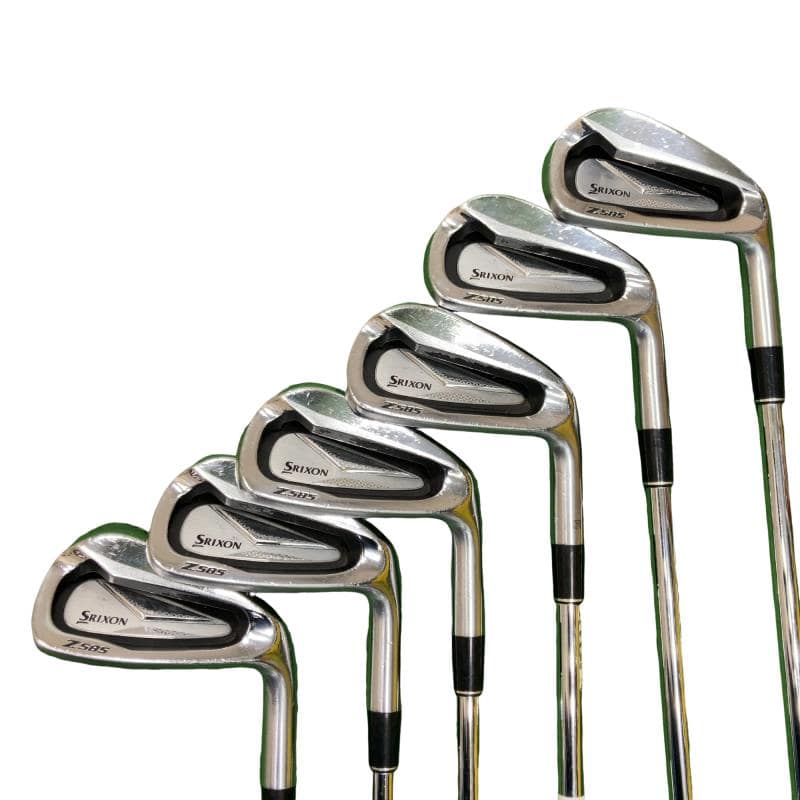 【中古】 ダンロップ SRIXON Z585 6S アイアンセット IR NS PRO 950GH D.S.T (フレックスS) メンズ 男性用 右利き 右用 Cランク ゴルフクラブ