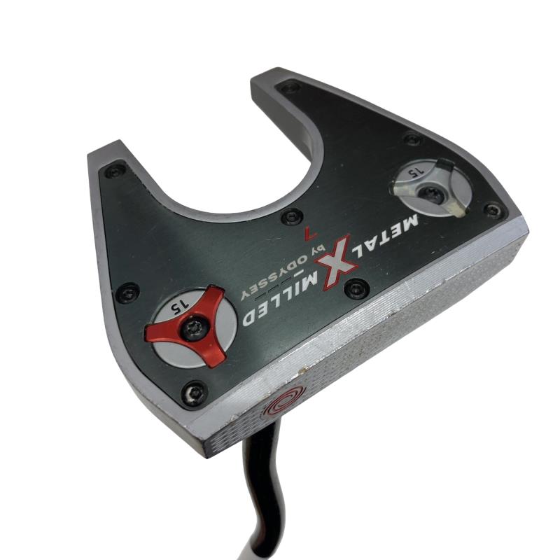 【中古】 オデッセイ METAL-X MILLED #7 34インチ パター PT スチール (フレックスその他) メンズ 男性用 右利き 右用 Dランク ゴルフクラブ