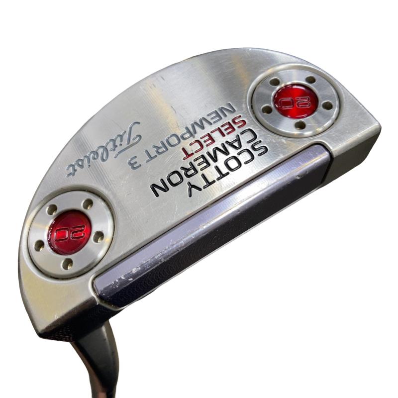 【中古】 タイトリスト SCOTTY CAMERON select NEWPORT 3(2016) 33in パター PT スチール写真 (フレックス余分の物) メンズ 成人男性用 右利き 右用 C価値づける ゴルフ野球クラブ