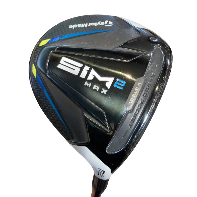 【中古】 テーラーメイド SIM2 MAX 3W フェアウェイウッド FW TENSEI BLUE TM50(SIM2 FW) (フレックスS) メンズ 男性用 右利き 右用 Cランク ゴルフクラブ