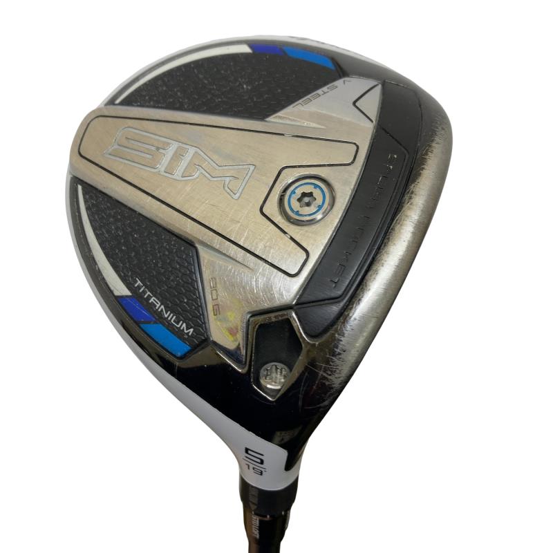 【中古】 テーラーメイド SIM 5W フェアウェイウッド FW リシャフト (フレックスその他) メンズ 男性用 右利き 右用 Cランク ゴルフクラブ