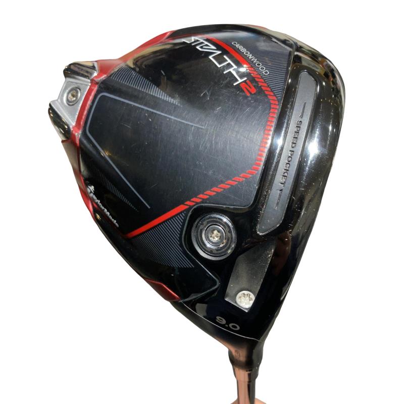 【中古】 テーラーメイド STEALTH2 9° ドライバー DR TENSEI RED TM50(STEALTH DR) (フレックスS) メンズ 男性用 右利き 右用 Cランク ゴルフクラブ