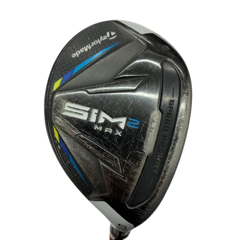【中古】 テーラーメイド SIM2 MAX U5 ユーティリティ UT 純正特注シャフト (フレックスS) メンズ 男性用 右利き 右用 Dランク ゴルフクラブ