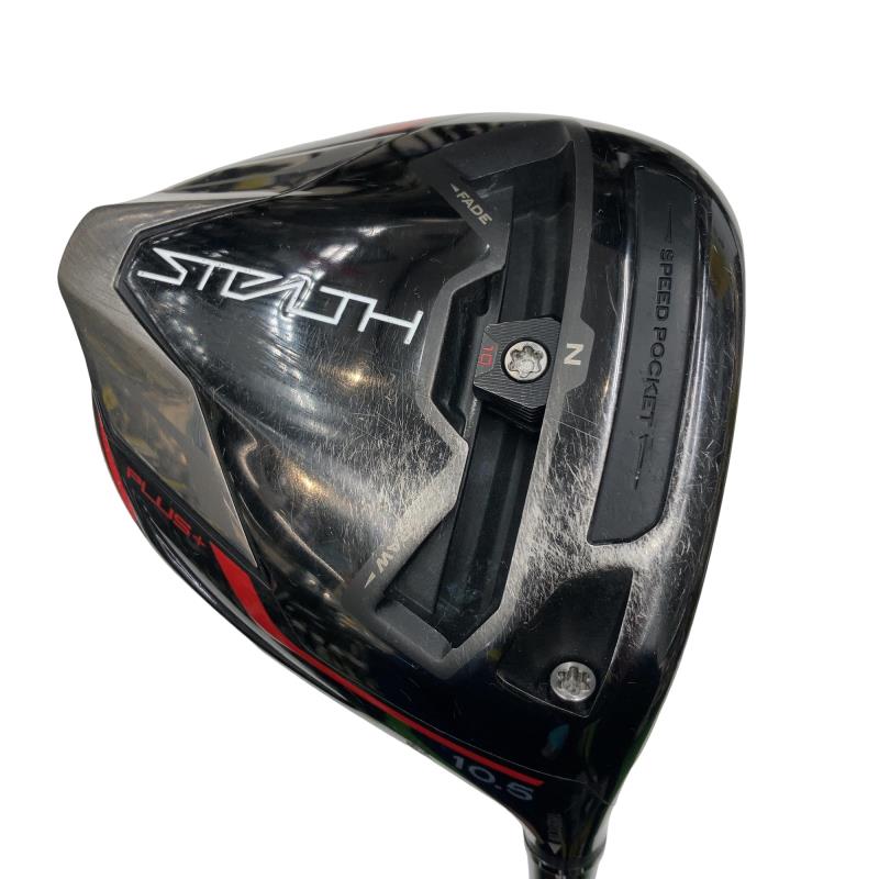 【中古】 テーラーメイド STEALTH PLUS+ 10.5° ドライバー DR リシャフト (フレックスその他) メンズ 男性用 右利き 右用 Cランク ゴルフクラブ