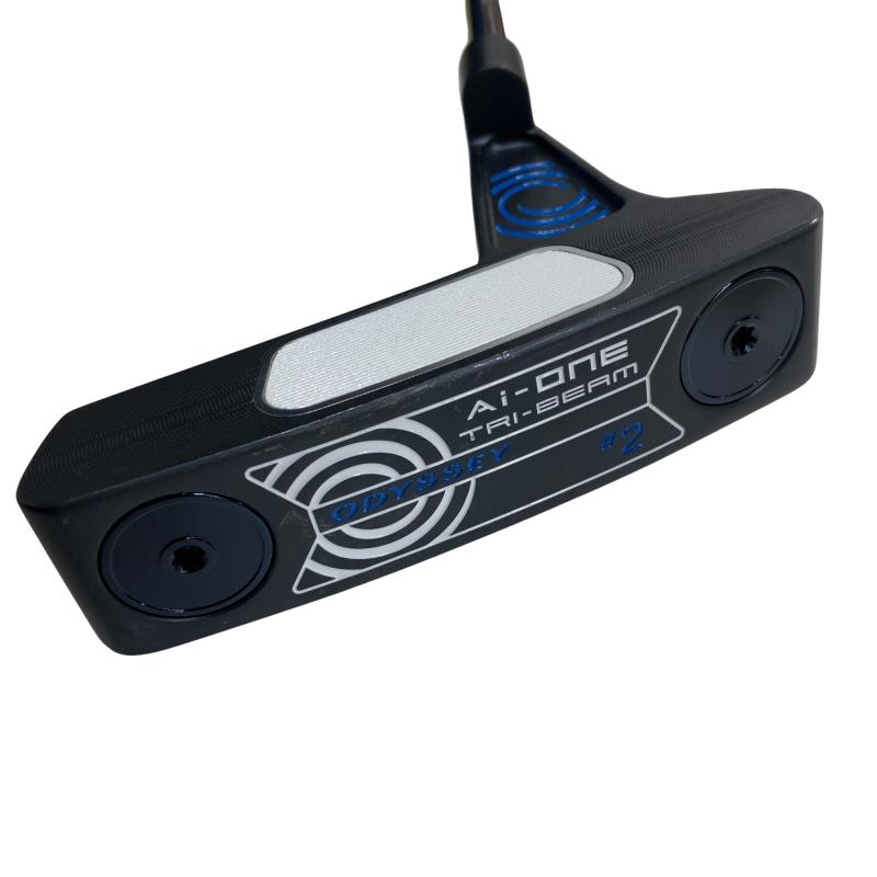 【中古】 オデッセイ Ai-ONE TRI-BEAM #2 33in パター PT STROKE LAB 90 スチール写真 (フレックス余分の物) メンズ 成人男性用 右利き 右用 C序列付ける ゴルフ野球クラブ
