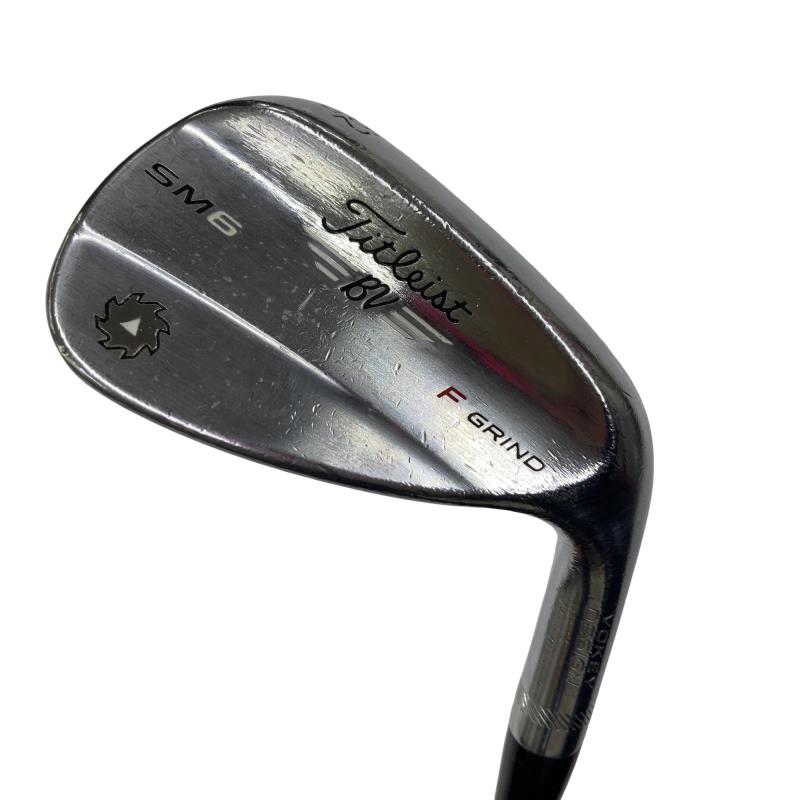 【中古】 タイトリスト VOKEY SPIN MILLED SM6 ツアークロム 52°/12°F ウェッジ WG NS PRO MODUS3 TOUR120 (フレックスS) メンズ 男性用 右利き 右用 Dランク ゴルフクラブ