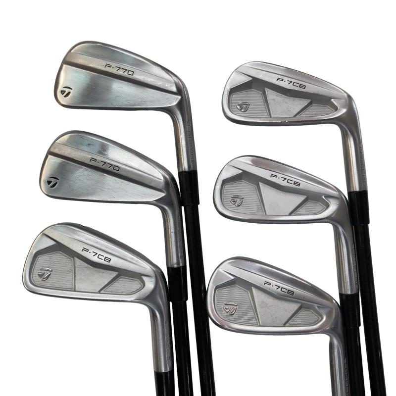 【中古】 テーラーメイド Taylor Made P・7CB(2024) 8S アイアンセット IR 純正特注シャフト (フレックスS) メンズ 男性用 右利き 右用 Cランク ゴルフクラブ|ゴルフパートナー 中古クラブ店