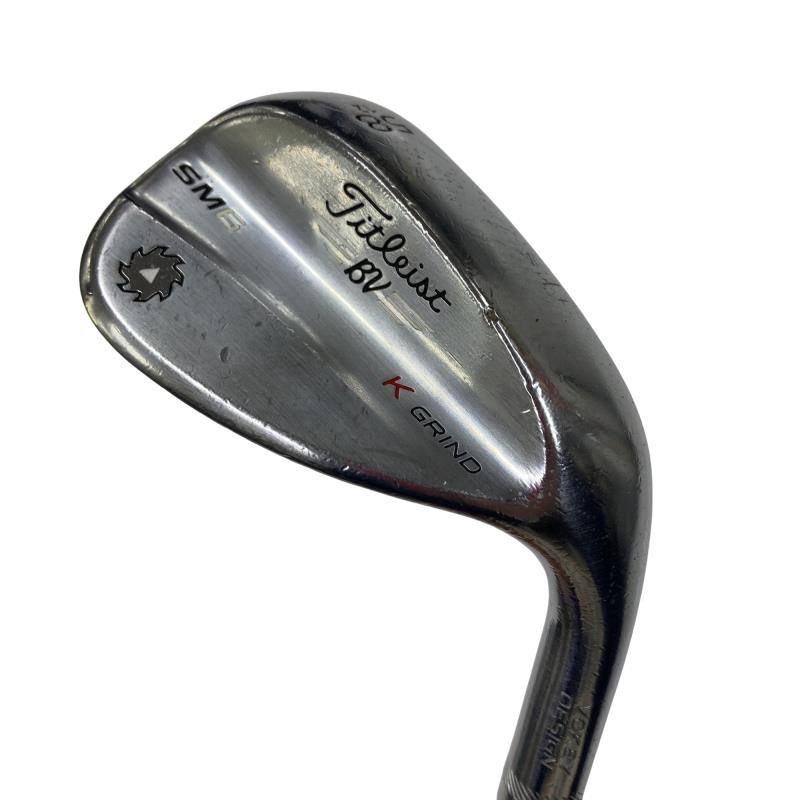 【中古】 タイトリスト VOKEY SPIN MILLED SM6 ツアークロム 58°/12°K ウェッジ WG NS PRO MODUS3 TOUR120 (フレックスS) メンズ 男性用 右利き 右用 Dランク ゴルフクラブ