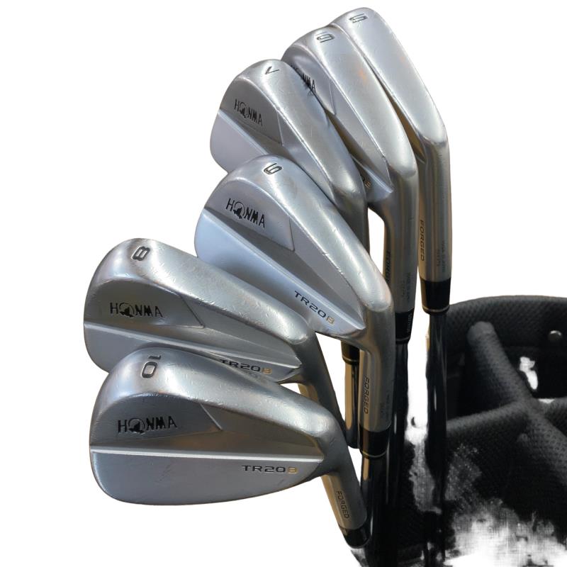 【中古】 本間ゴルフ TOUR WORLD TR20B 6S アイアンセット IR 純正特注シャフト (フレックスS) メンズ 男性用 右利き 右用 Cランク ゴルフクラブ
