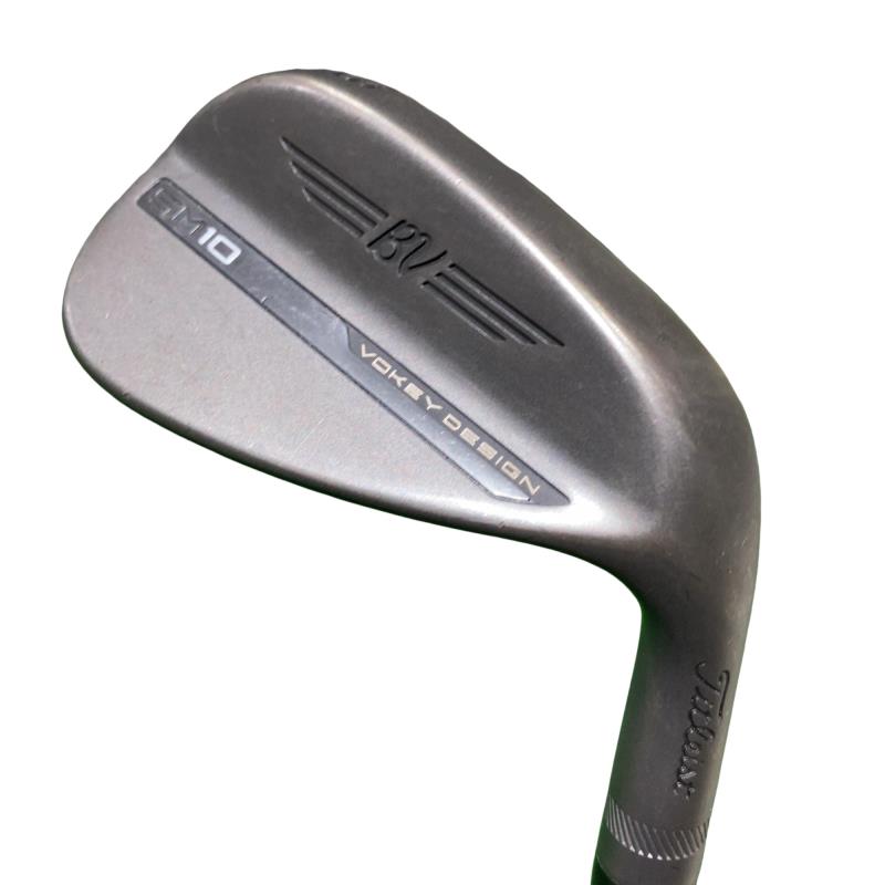 【中古】 タイトリスト VOKEY SPIN MILLED SM10 ジェットブラック 48°/10°F ウェッジ WG Dynamic Gold (フレックスS) メンズ 男性用 右利き 右用 Cランク ゴルフクラブ
