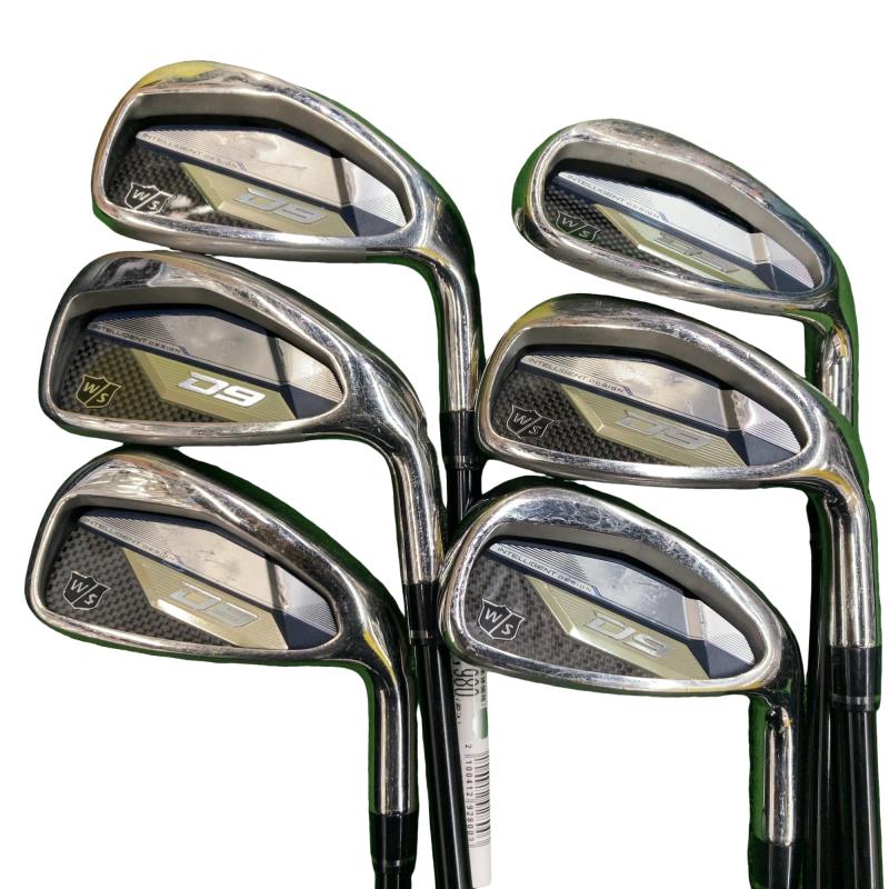 【中古】 ウィルソン Wilson Staff D9 6S アイアン仕掛ける IR TENSEI AV SILVER 60 (フレックスR) メンズ 成人男性用 右利き 右用 C序列付ける ゴルフ野球クラブ