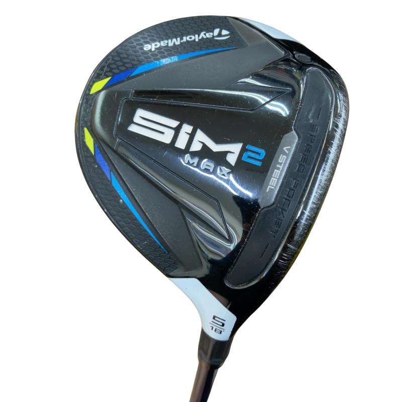 【中古】 テーラーメイド SIM2 MAX 5W フェアウェイウッド FW TENSEI BLUE TM50(SIM2 FW) (フレックスS) メンズ 男性用 右利き 右用 Cランク ゴルフクラブ｜ゴルフパートナー 中古クラブ店