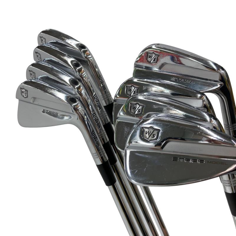 【中古】 ウィルソン Wilson staff STAFF MODEL BLADE 8S アイアン仕掛ける IR Dynamic Gold (フレックスS) メンズ 成人男性用 右利き 右用 C価値づける ゴルフ野球クラブ