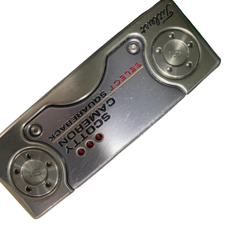 【中古】 タイトリスト SCOTTY CAMERON select SQUAREBACK(2018) 34in パター PT スチール写真 (フレックス余分の物) メンズ 成人男性用 右利き 右用 C位置づける ゴルフ野球クラブ