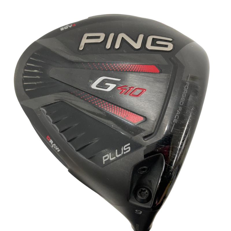 【中古】 ピン G410 PLUS  9° １番ウッド DR 純然たる特注矢がら (フレックスS) メンズ 成人男性用 右利き 右用 C位置づける ゴルフ野球クラブ