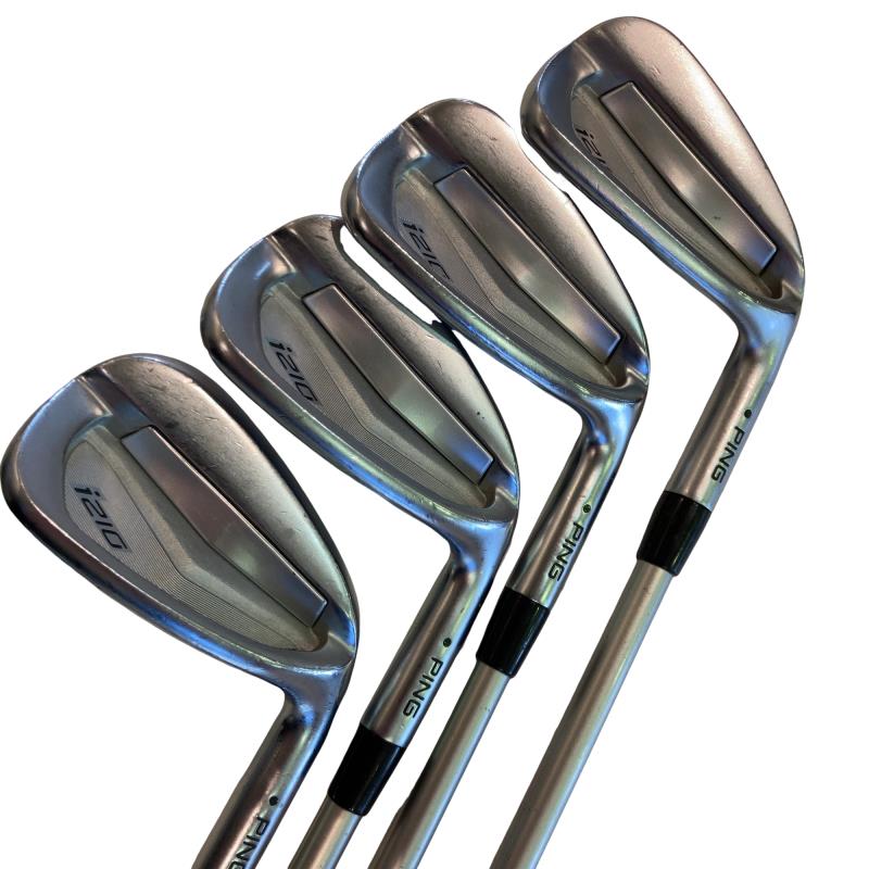 【中古】 ピン i210 6S アイアンセット IR 純正特注シャフト (フレックスS) メンズ 男性用 右利き 右用 Cランク ゴルフクラブ