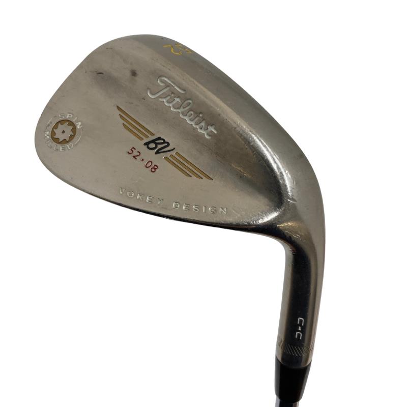 【中古】 タイトリスト VOKEY SPIN MILLED(2009) 52°/08° ウェッジ WG Dynamic Gold (フレックスS) メンズ 男性用 右利き 右用 Cランク ゴルフクラブ