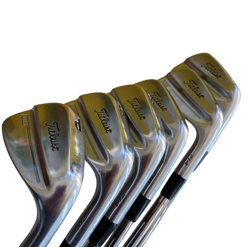 【中古】 タイトリスト Titleist MB 714 6S USA アイアン仕かける IR Dynamic Gold (フレックスS) メンズ 成人男性用 右利き 右用 C序列付ける ゴルフ野球クラブ アイアン-メンズクラブ